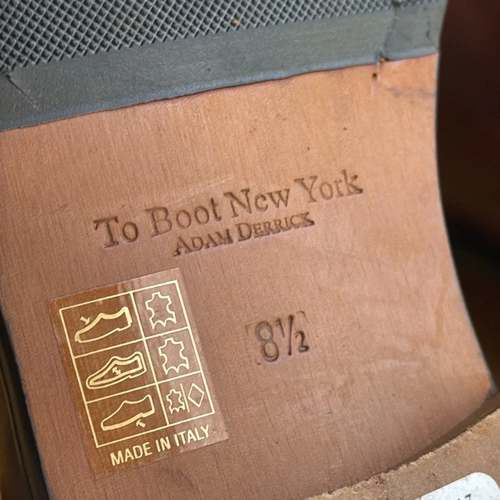 To Boot New York Adam Derrick Chukka Boots in Brown Variated Leather